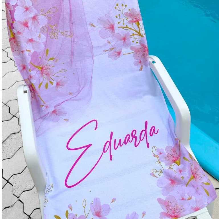 Toalha de Praia Personalizada - Cerejeira