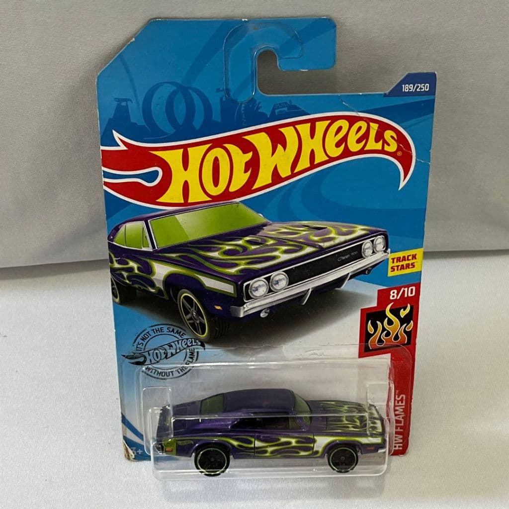 Hot Wheels '69 Dodge Charger 500 - Carrinho Hot Wheels Mattel Miniaturas - Original