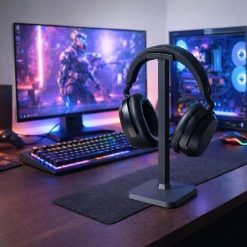 Suporte para Headset Gamer Premium – Organizador para Fone de Ouvido | Suporte Universal para Headphones