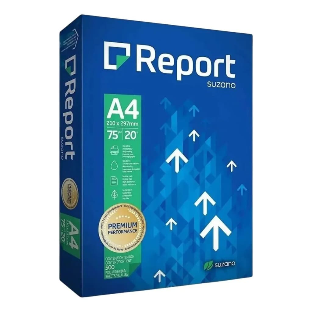 Papel Sulfite A4 Branco 75g/m² - Impressões Nítidas e Durabilidade para Escritórios e Escolas