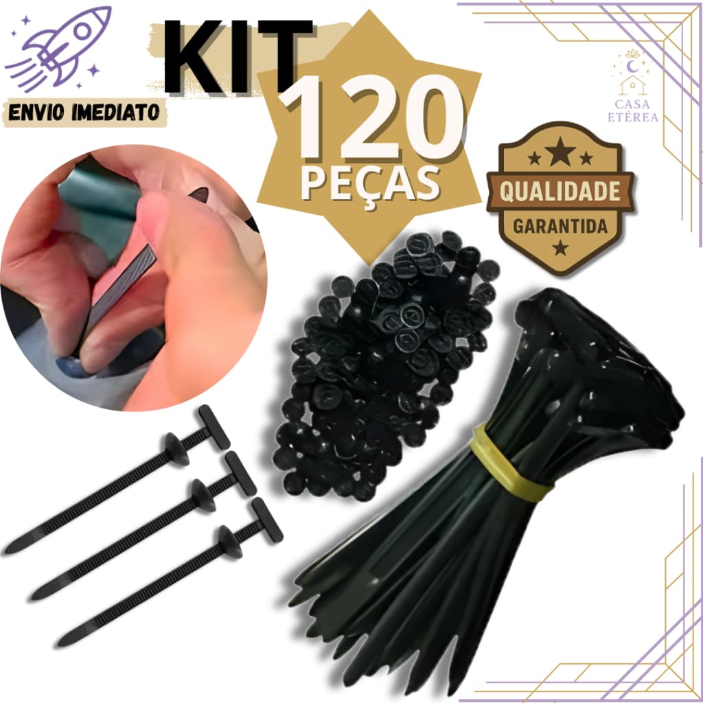 Kit 120/100/80/60 Abraçadeira Nylon 90mmx20mmx5mm Universal Trava Automática Cinta Plástica Automotivo Fios Doméstico