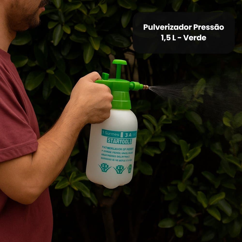 Pulverizador Pressão Regulável Névoa Fina Jato Concentrado