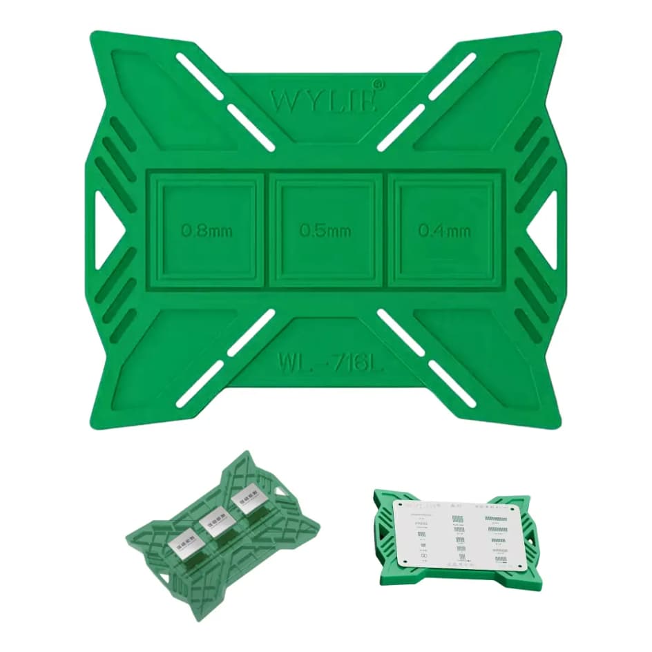 Manta Base Magnética Stencil Reballing CI Verde