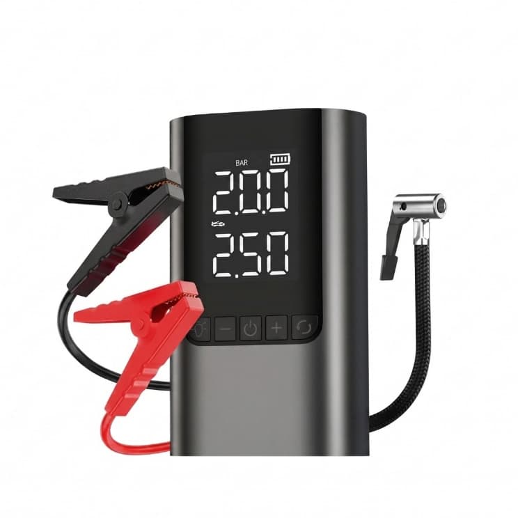 Bomba De Ar Portátil Cabo De Ignição 8916 Preto 1.2v Bifásica Bom- 8916