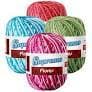 Barbante Supremo Flores 200 gr Efeito multicor