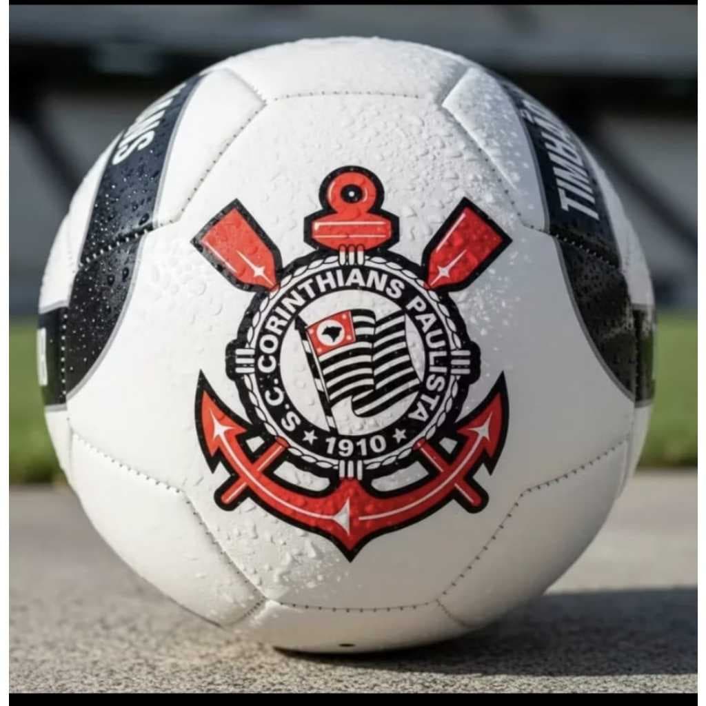 BOLA CORINTHIANS OFICIAL PODEROSO TIMÃO SPORTCOM TAMANHO 5 CAMPO SOCIETY OFICIAL