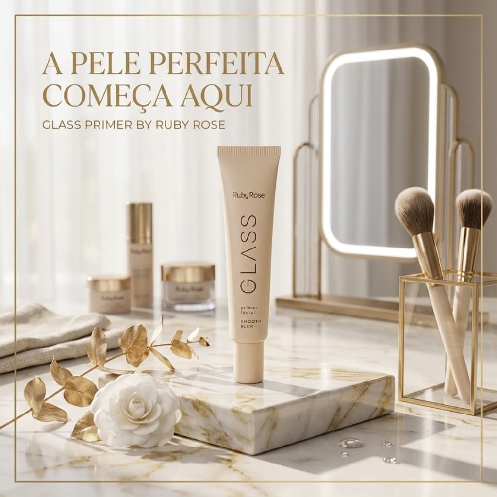 Primer Facial Smooth Blur Glass Ruby Rose