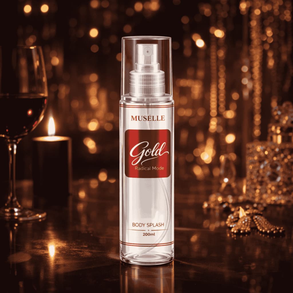 Body Splash Gold (Radical Mode) – Linha MUSELLE- 200ml