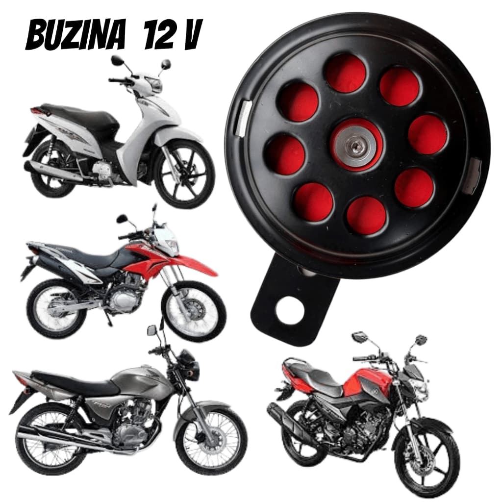 BUZINA UNIVERSAL MOTO 12V CG TODAY TITAN 125