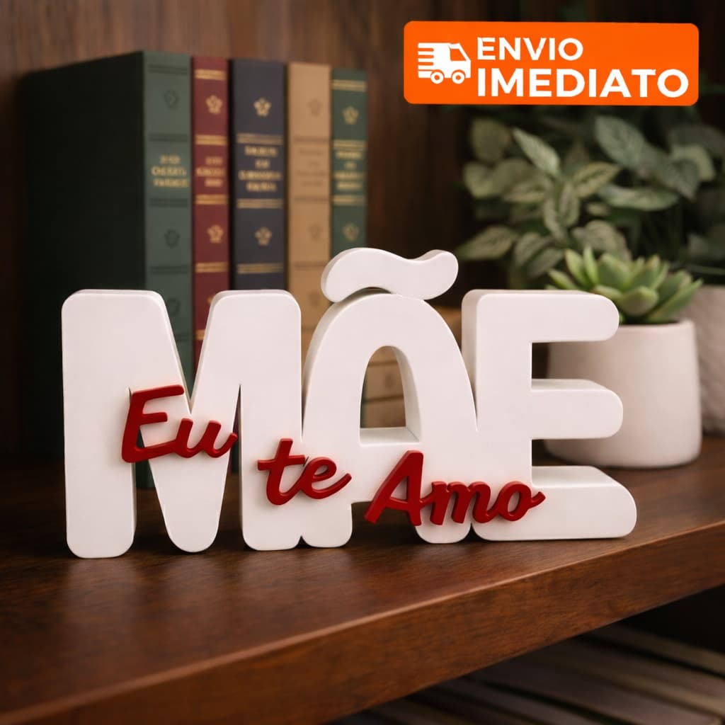 Decoração Mãe Eu Te Amo Presente Emocionante | Dia das Mães Envio Imediato Linda Presente Criativo |
