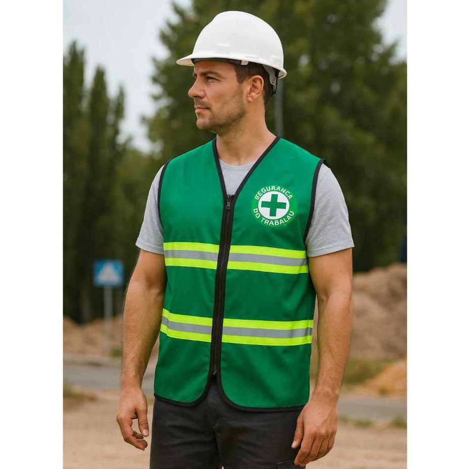 Colete Refletivo Segurança Do Trabalho - Alta Visibilidade