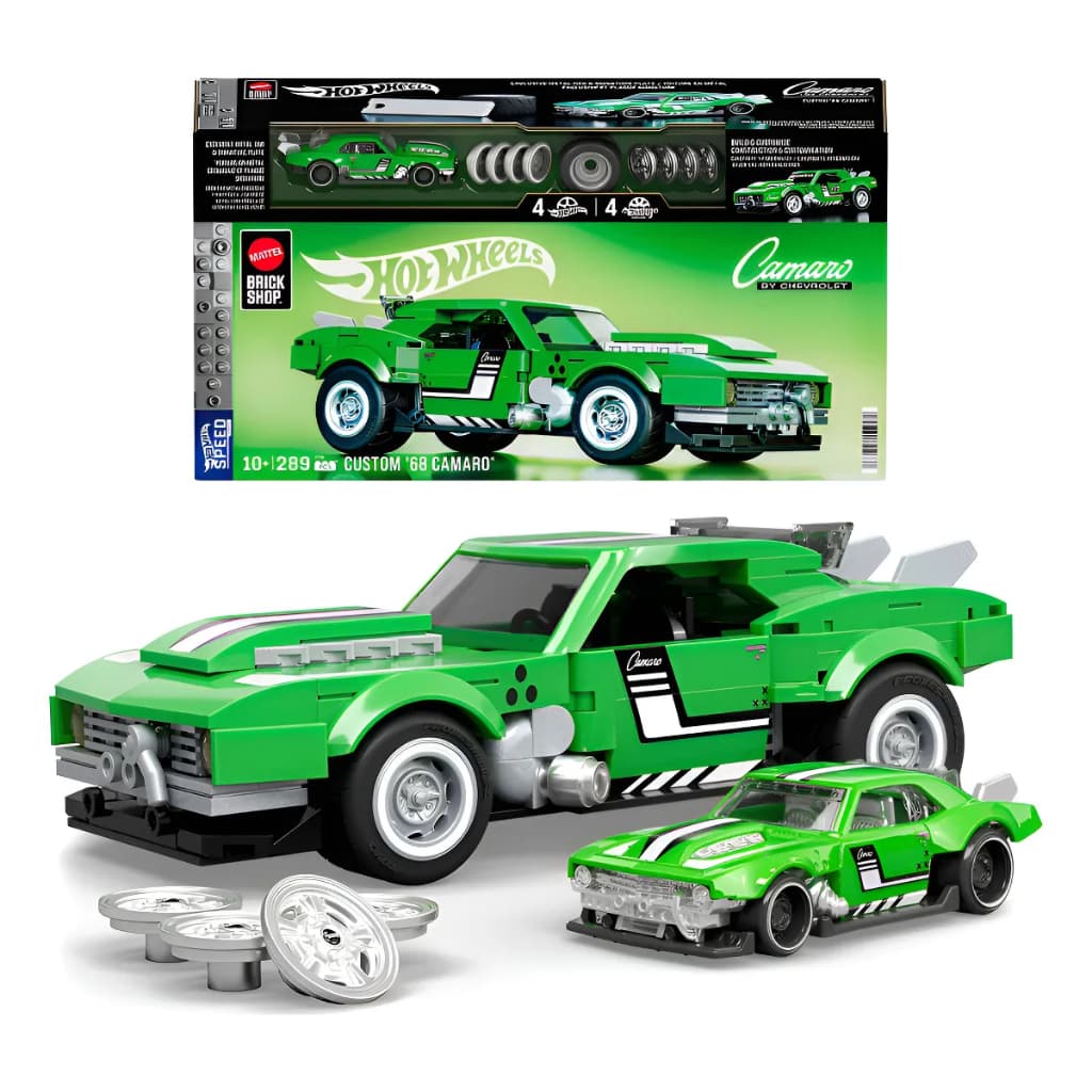 Mattel Brick Shop Hot Wheels Jft16 Custom 68 Camaro Jft16