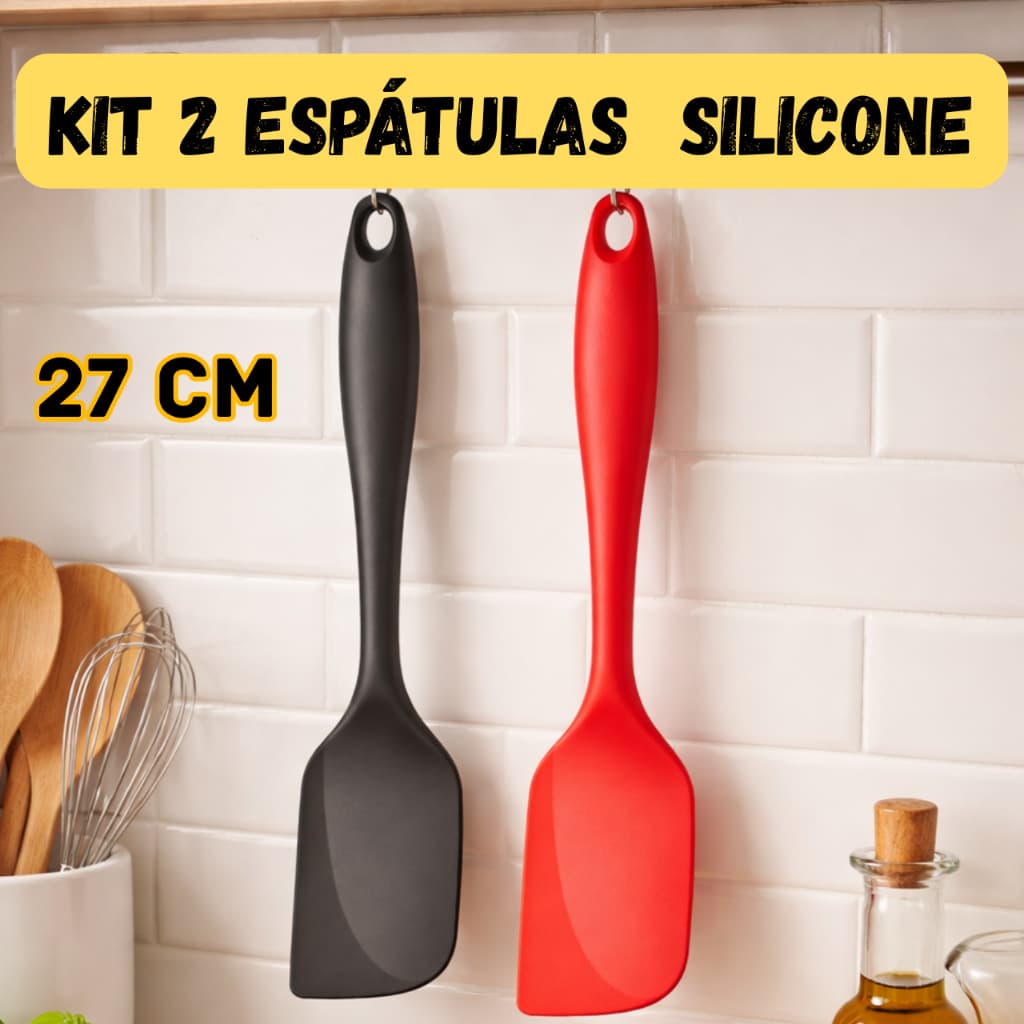 1/2 Espátulas Grande Pão Duro De Silicone 27CM Reta Resistente Para Cozinha Confeitaria
