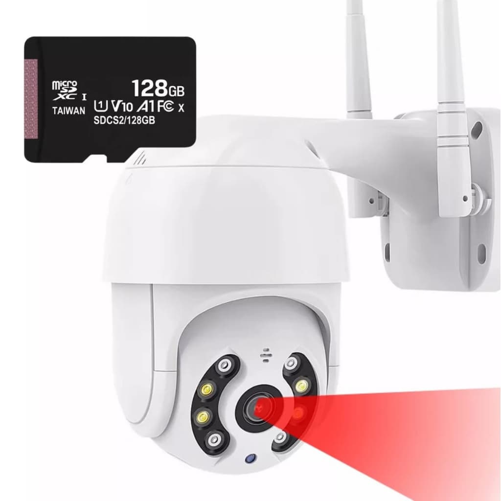 Câmeras Segurança Ip Wifi Externa Infravermelho Prova Dágua