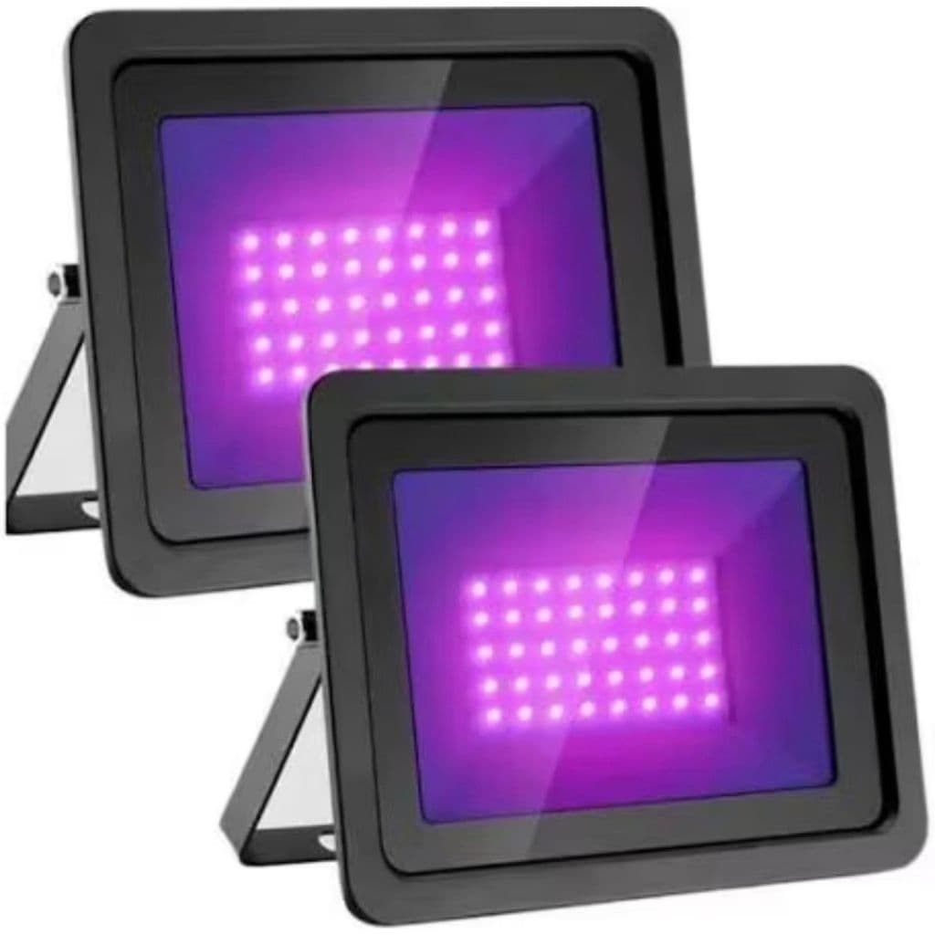 Refletor Minia De Led 50w Luz Negra Neon Uv Ip66 A Prova Dágua promoçao