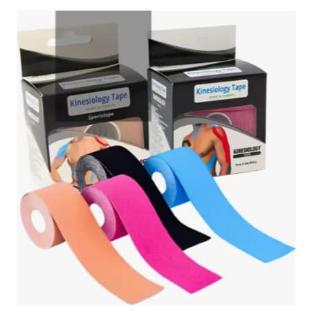 BANDAGEM ELASTICA 5CMx5M- FITA KINESIO TAPE FISIOTERAPIA ORTOPEDIA