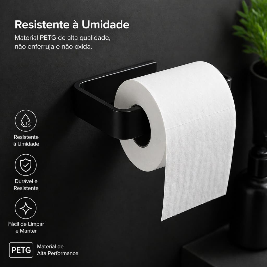 Suporte para Papel Higiênico Resistência