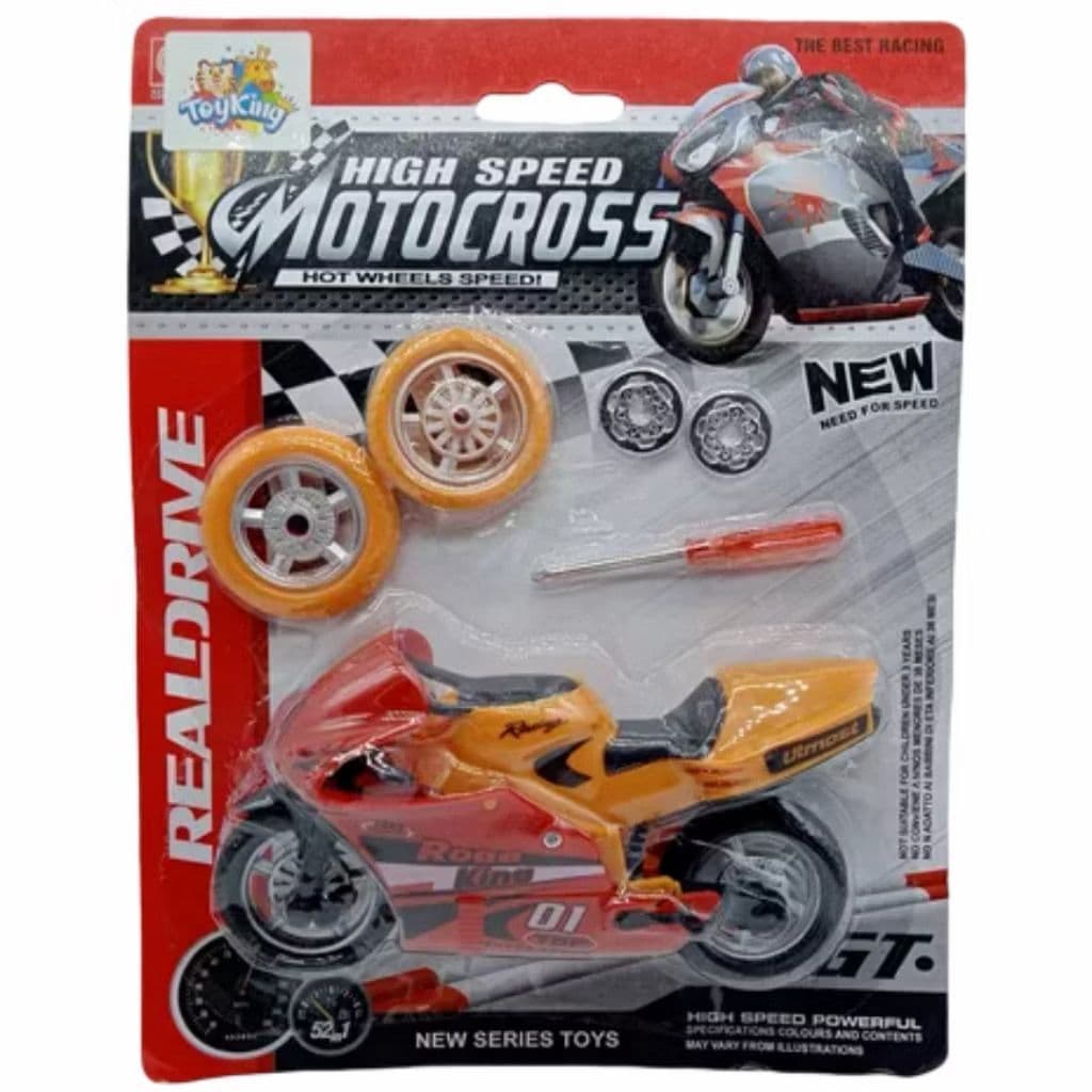 Mini Brinquedo Desmontável Moto e Bike