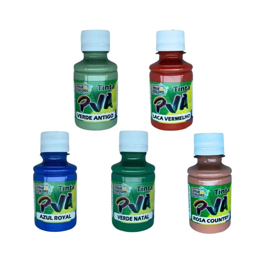 Tinta Pva Fosca 100ml True Colors - Cores Frias