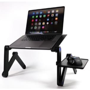 Suporte para Notebook com 2 Coolers Ajustável Dobrável