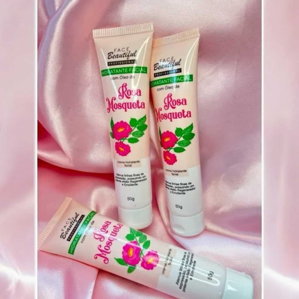 Hidratante Facial Com óleo de Rosa Mosqueta Face Beautiful