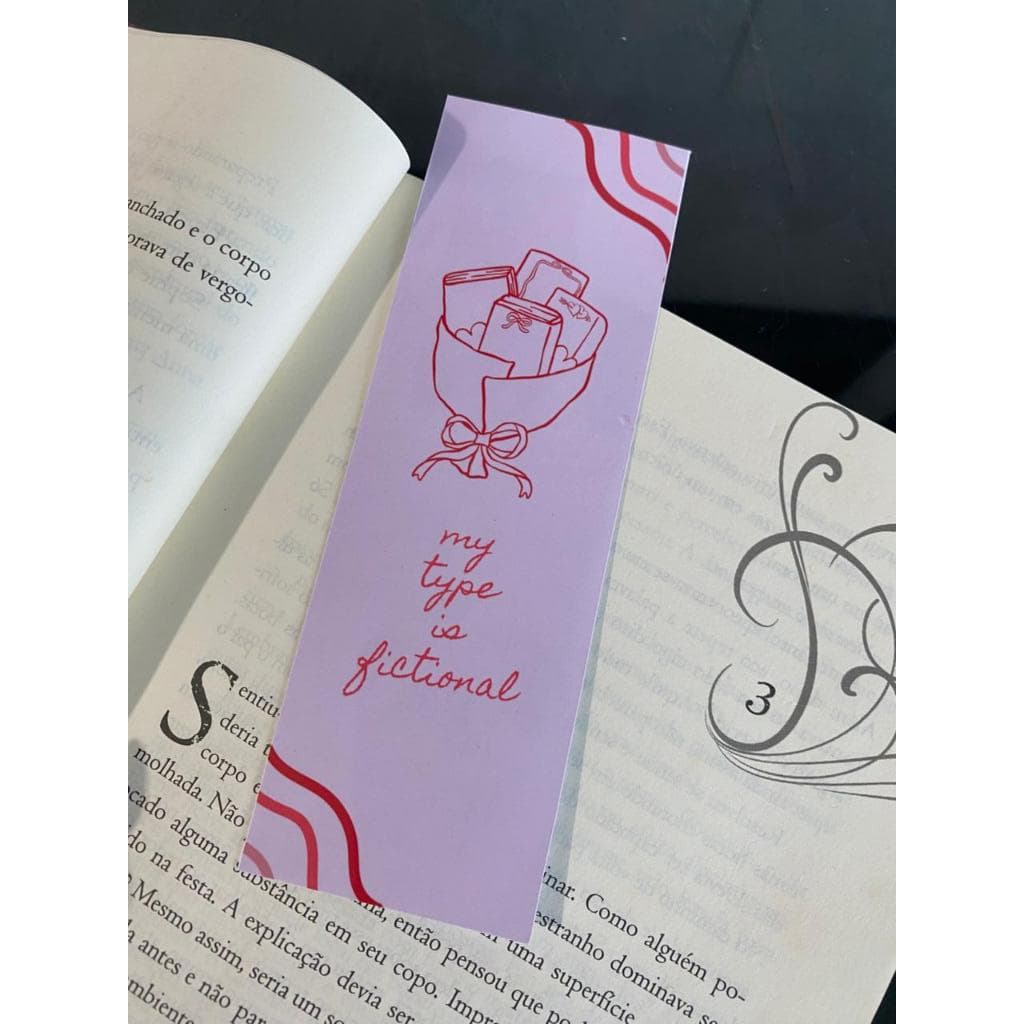 KIT MARCA PÁGINA  LIVRO ROSA ROMANCE BOOKLOVER