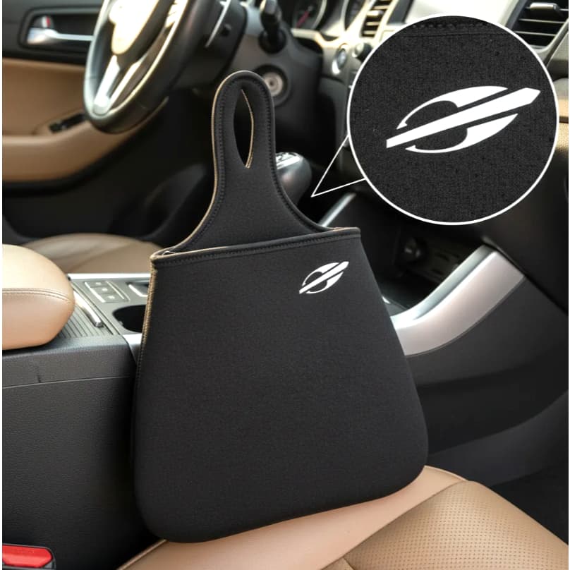 lixinho porta lixo para carro lixeira automotiva em neoprene original mormaii