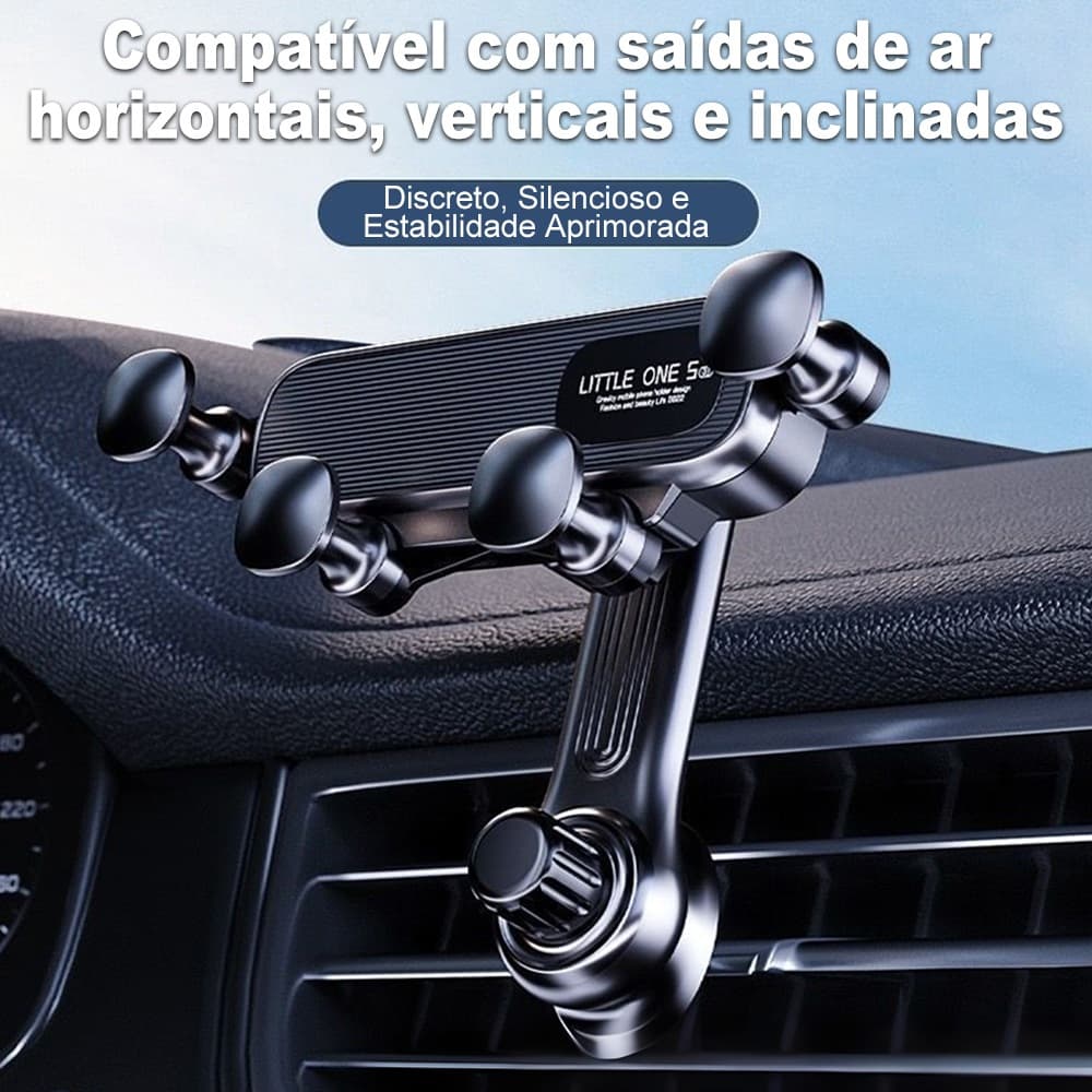 Suporte Para Celular Com Clip Para Saída de Ar Do Carro ,  Rotativo 360°