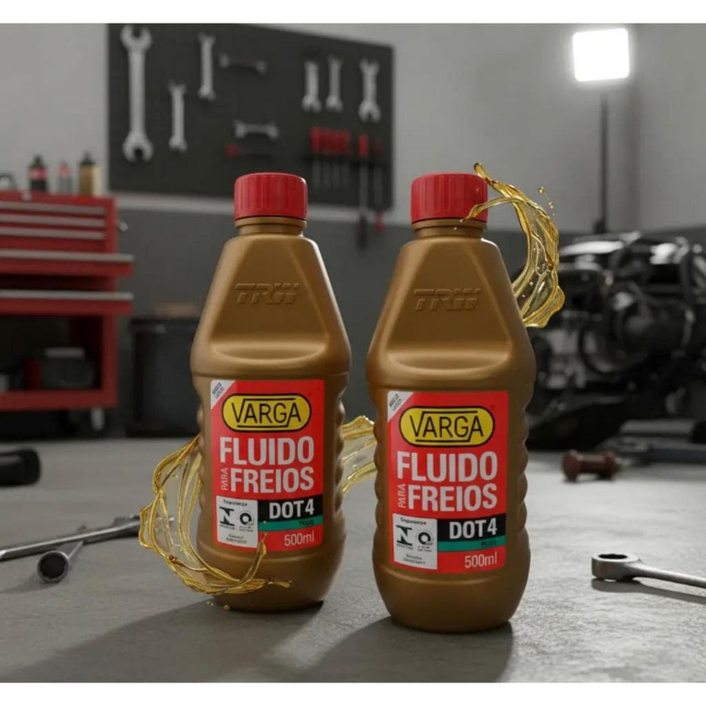 Kit 2 Fluído Óleo De Freio Dot4 Varga Trw 500ml