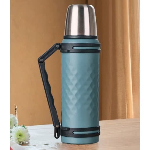 Garrafa Térmica Facets Inox Outdoor 1,2 Litros Azul - Original Tupperware