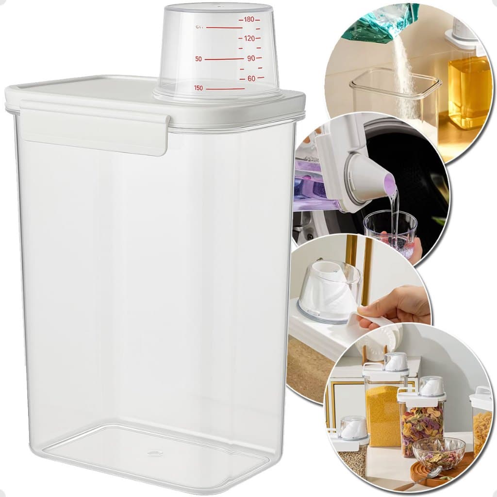 Dispenser Sabão Amaciante 2,3 Lt Dosador Lavanderia Cozinha Multiuso