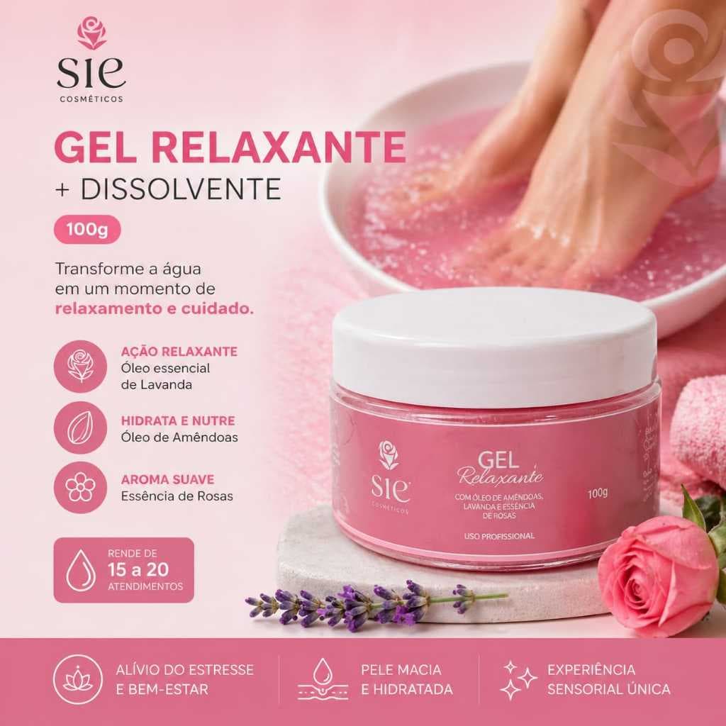 Gel Relaxante + Dissolvente Sie - 100g