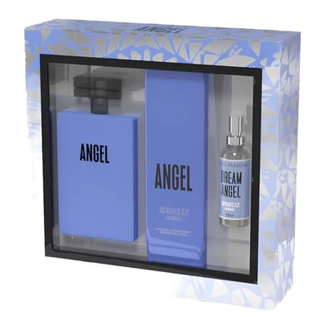 Kit Cremes Angel 200ml + Perfume 100ml + Hair Capilar 15ml Isabelle La Belle