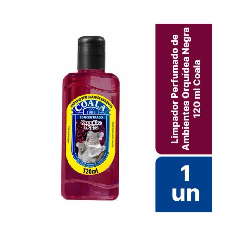 Limpador Perfumado Coala Orquídea Negra 120ml - Frescor e Bem-Estar