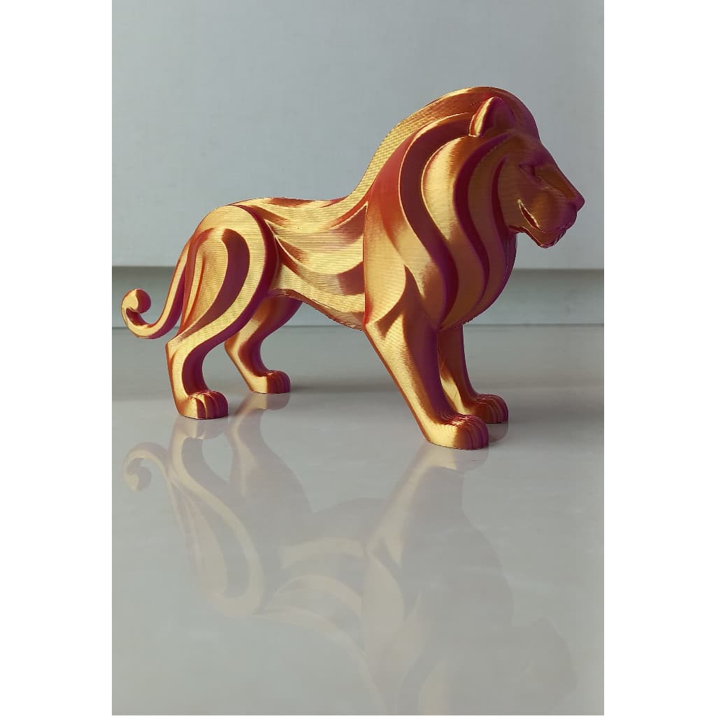 Escultura 3D Minimalista / Low Poly Geométrica - Enfeite Moderno de Luxo para Mesa, Sala e Escritório Premium
