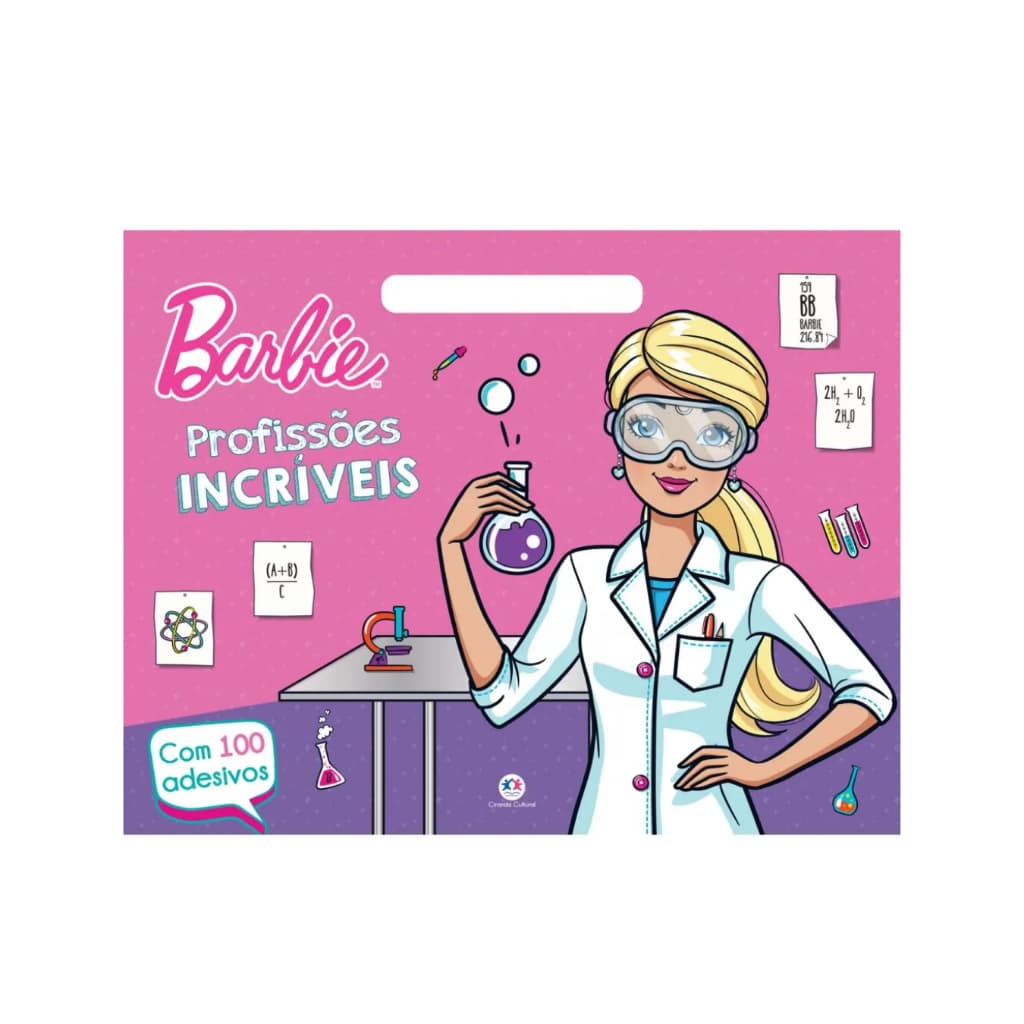 Livro Megabloco Barbie - Profissões Incríveis