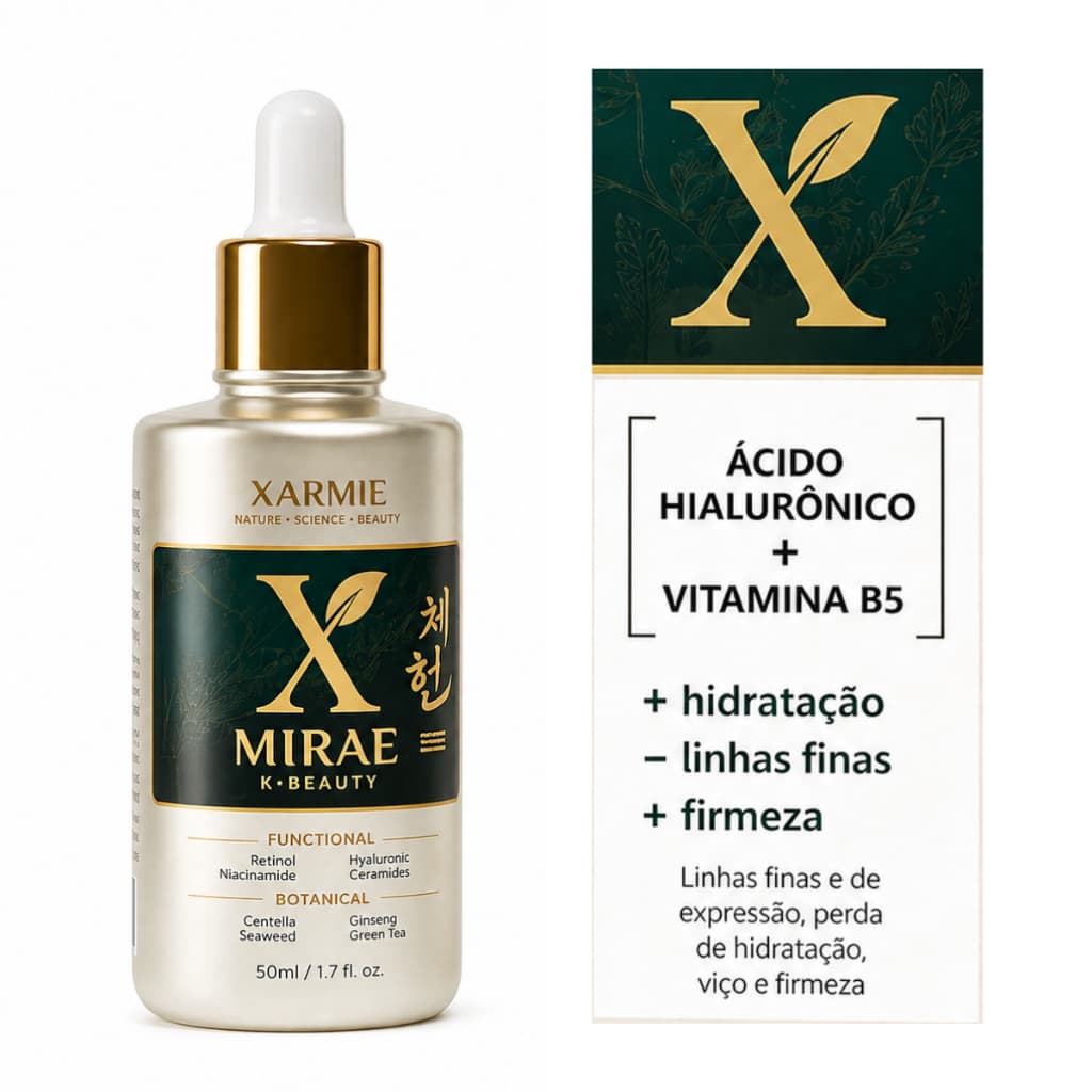 Sérum Hidratante Mirae K-Beuty 2% Ácidos Hialurônicos + B5 Cerâmidas