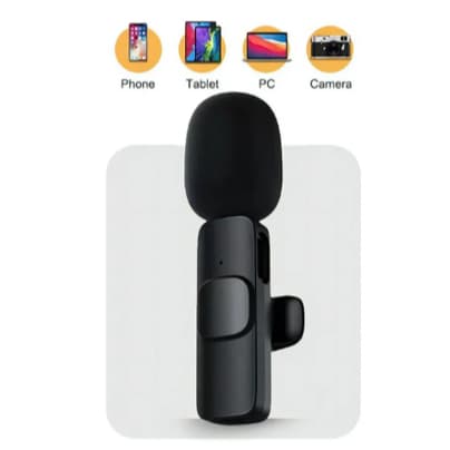 Microfone Lapela K9 Profissional Para Gravação Anti Ruido