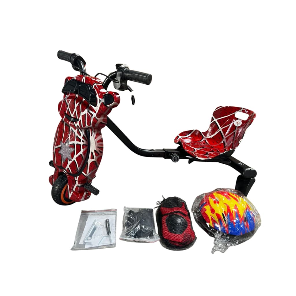 Triciclo Elétrico Drift Infantil 6' Polegadas LED 250W 3 Velocidade Bluetooth