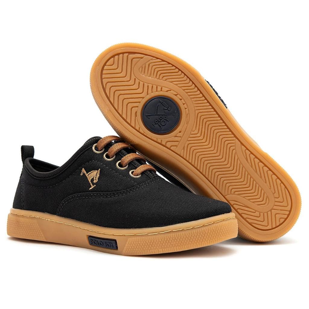 Tênis Infantil Masculino Casual Polo Joy Leve Confortavel Escola