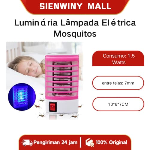 Luminária Lâmpada Elétrica Mosquitos E Pernilongos