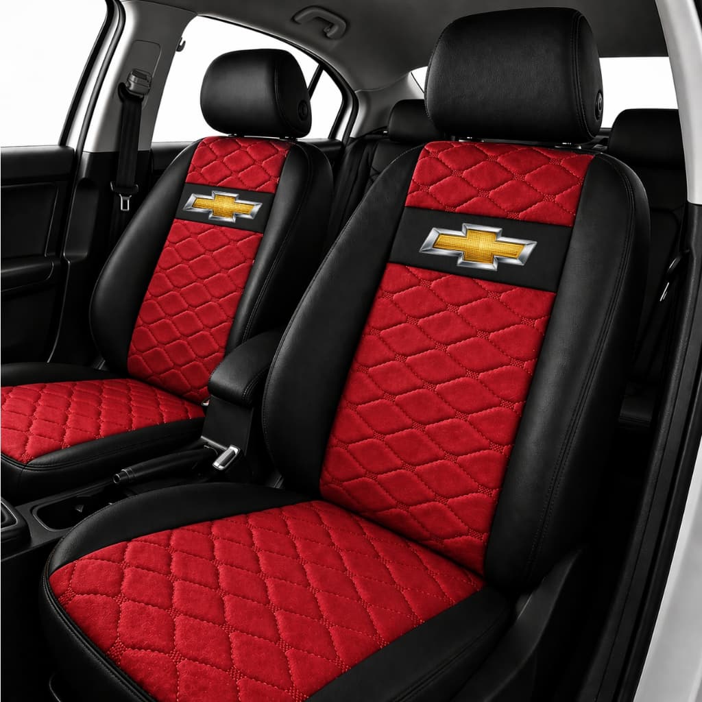 Capa Banco Carro 100% Couro Onix Prisma Celta preto-vermelho-azul-rosa-cinza