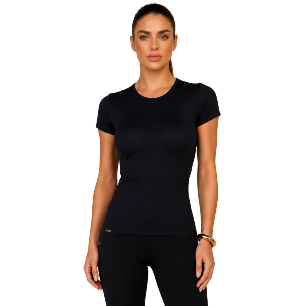 Camiseta K2B Feminina Básica para trabalho Uniforme e dia a dia