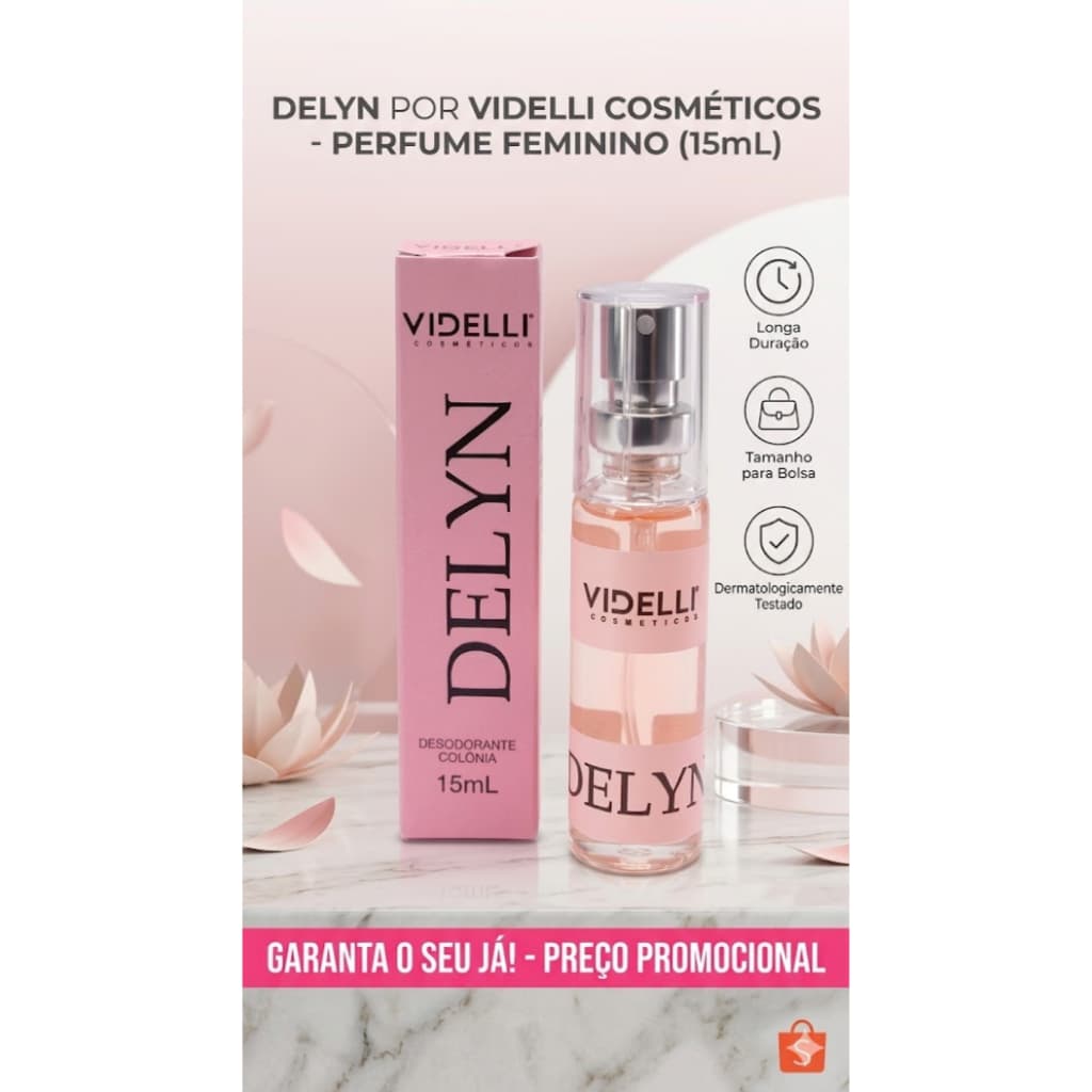 Desodorante Colônia Delyn Forbelle Professional - 15mL