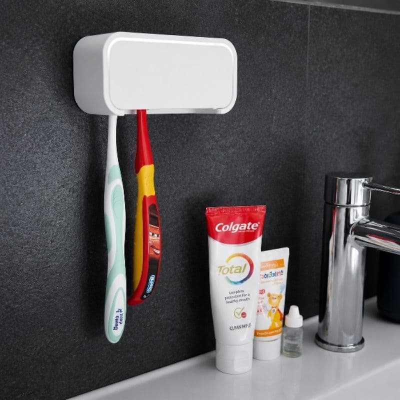 Suporte para Escovas de Dente Moderno e Sem Furo – Higiene Máxima e Praticidade no Seu Dia a Dia!