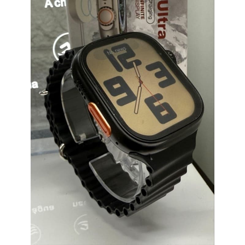 SmartWatch T800 Ultra Relógio inteligente masculino via Bluetooth Recebe notificações do celular pulseira confortável