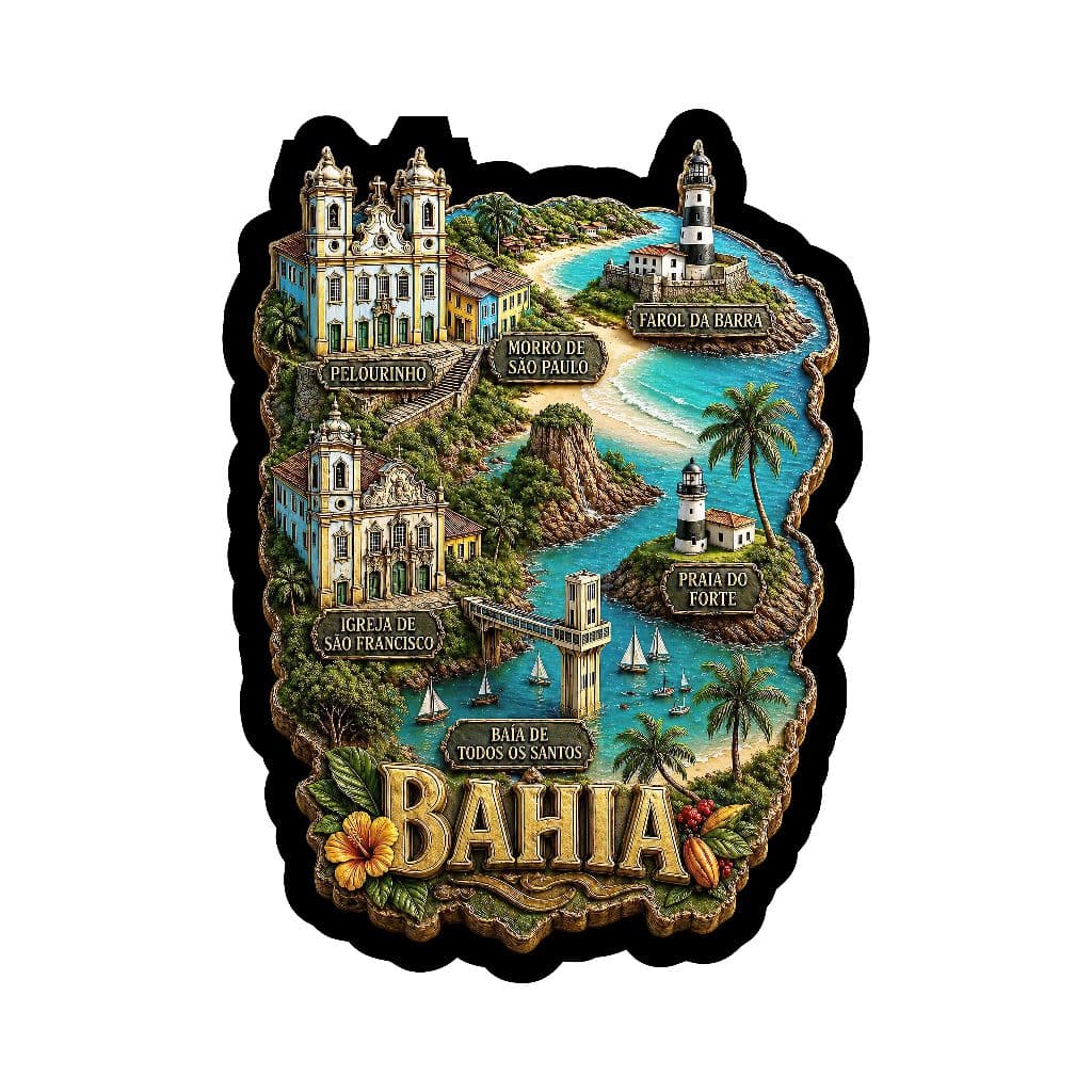 Ímã de Geladeira Bahia