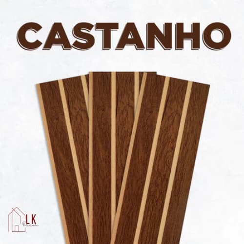 Kit Painel Ripado Autocolante Decoração Adesivo 45x11 Para Parede Sala Elegante - Envio Imediato!!!