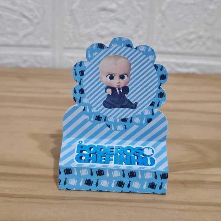 Porta Bis Duplo O Poderoso Chefinho / PEGUE E MONTE / PRONTA ENTREGA / Lembrancinha O Poderoso Chefinho