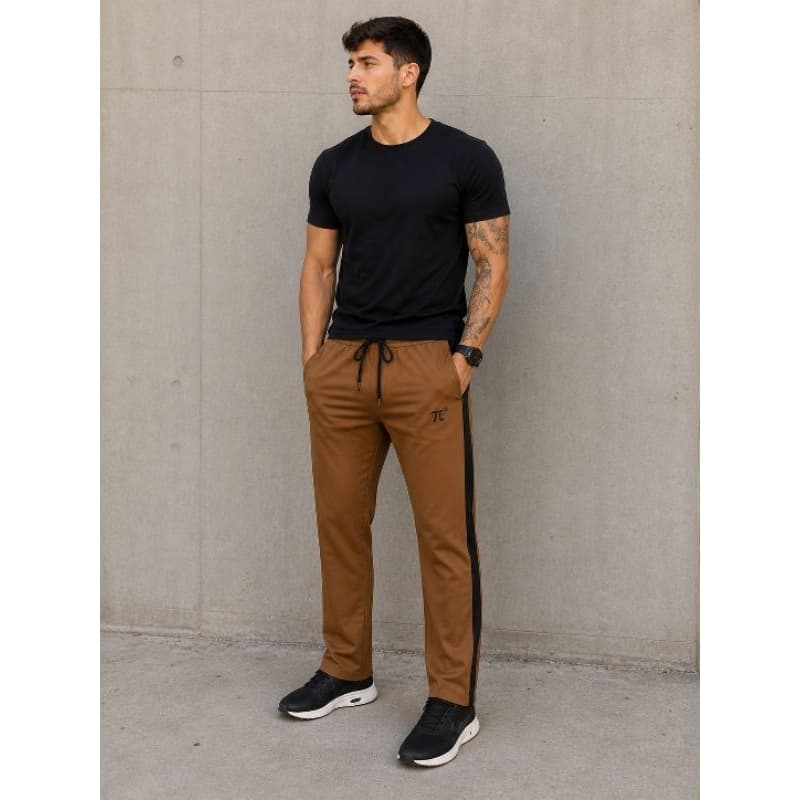 Calça masculina esportiva em moletom estilo urbano